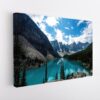 lake louise landscape stretched canvas