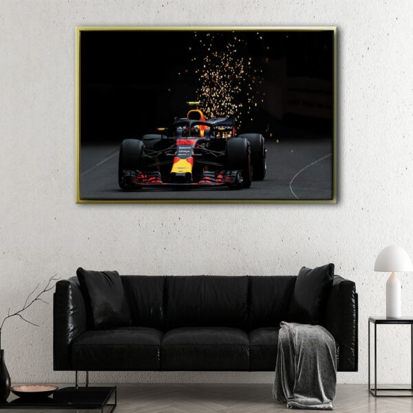 tableau max verstappen avec cadre flottant