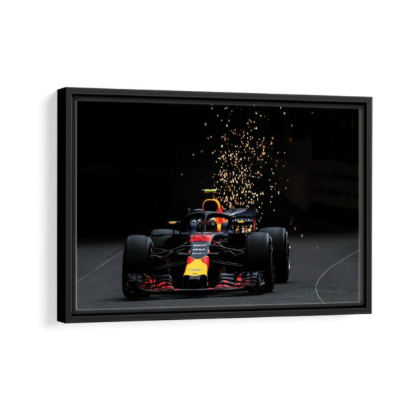 tableau max verstappen avec cadre noir