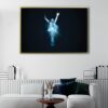 moon walker floating frame canvas