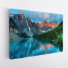 moraine lake stretched canvas