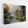 nature s paradise thomas kinkade stretched canvas