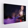 niagara falls fireworks stretched canvas