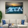 niagara falls floating frame canvas