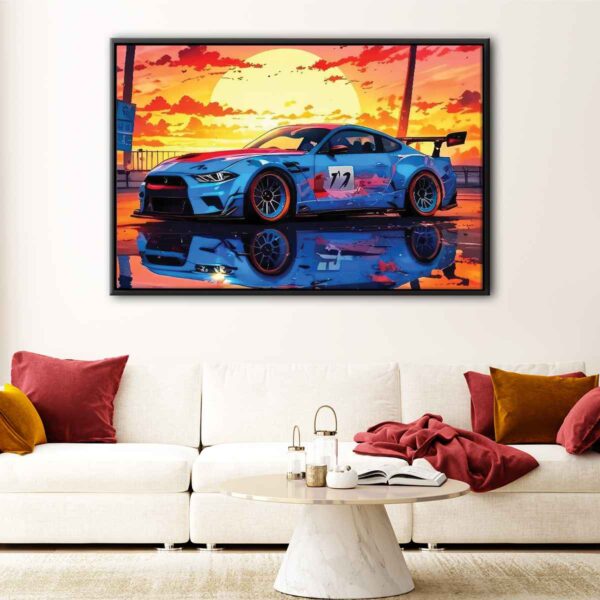 nissan gtr floating frame canvas