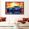 nissan gtr floating frame canvas