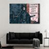 1 panels freedom fighter canvas art