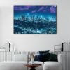 1 panels los angeles by night canvas art