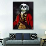 red general portrait canvas art