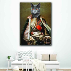 the king portrait canvas art