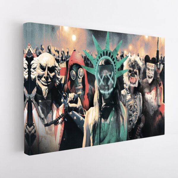 the purge election year stretched canvas