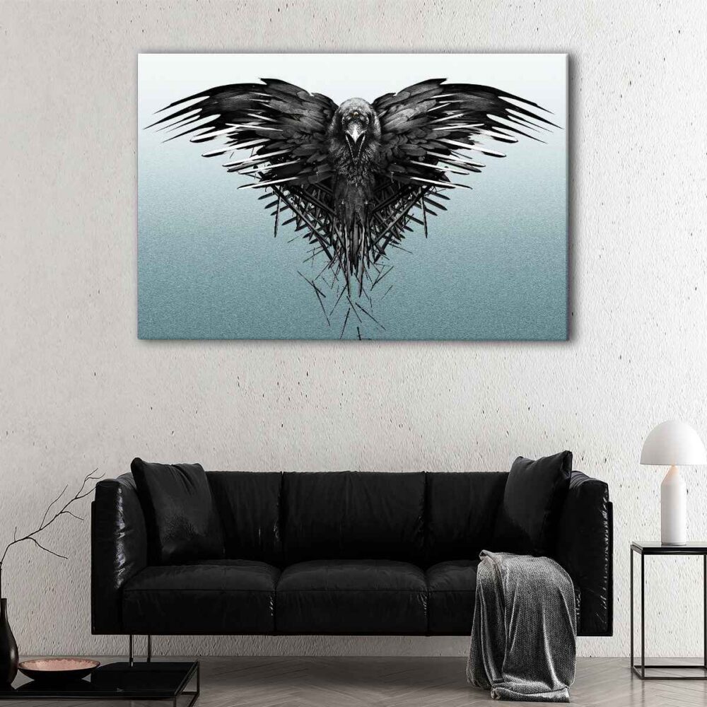 1 panels a crow’s story canvas art