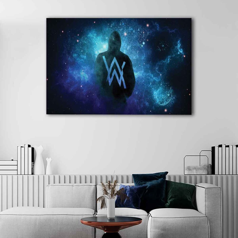 1 panels alan walker canvas art