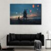 1 panels ghostblade warrior canvas art