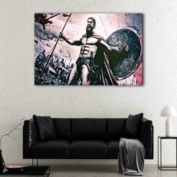 1 panels king leonidas canvas art