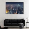 1 panels manhattan by night canvas art