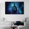 3 panels alan walker canvas art