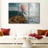 3 panels autumn fantasy canvas art