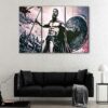 3 panels king leonidas canvas art