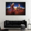 assassins creed pyramid floating frame canvas