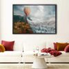 autumn fantasy floating frame canvas