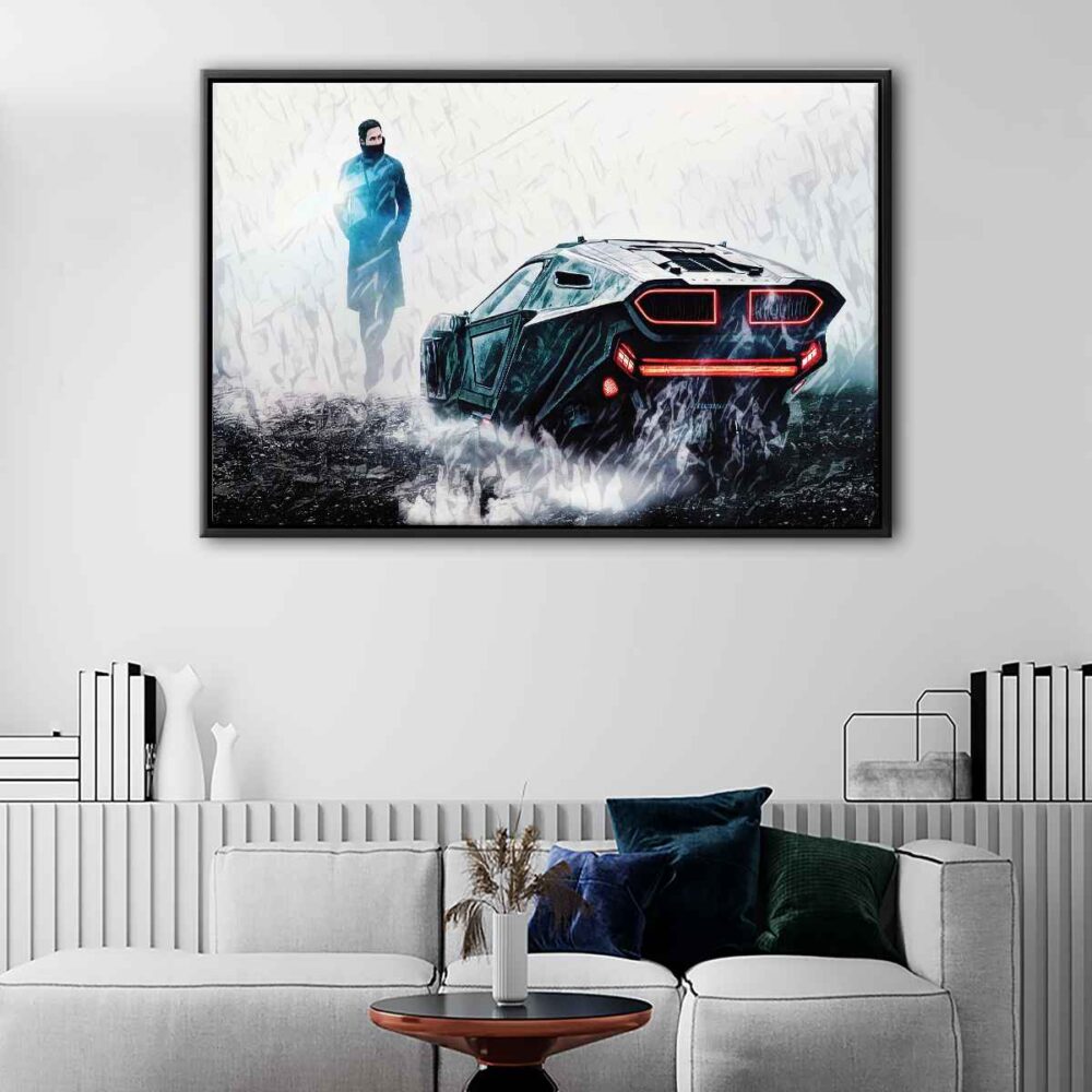 blade runner floating frame canvas