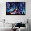 cosmic ocean floating frame canvas