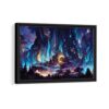 cosmic ocean framed canvas black frame