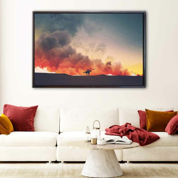 game of thrones battlefield floating frame canvas