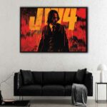 john wick chapter 4 floating frame canvas