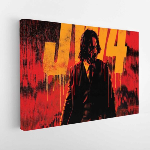 john wick chapter 4 stretched canvas