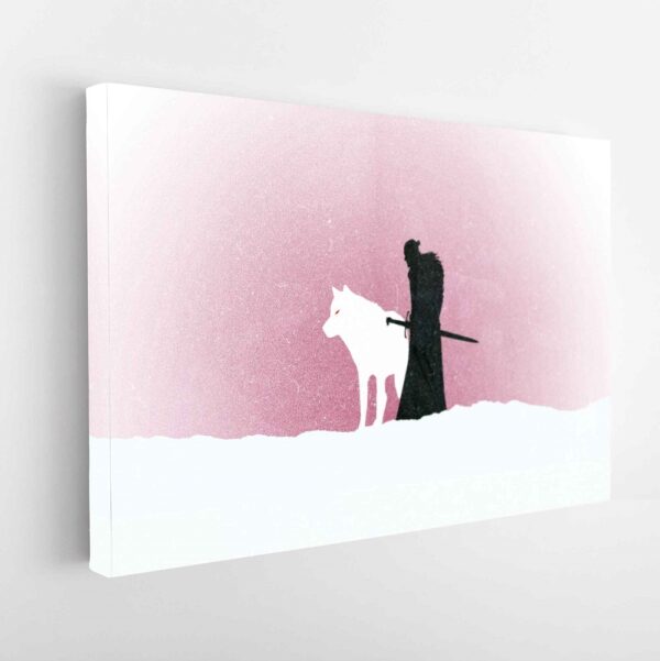 jon snow stretched canvas