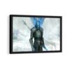 night king framed canvas black frame