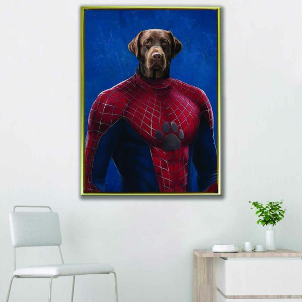 spider pet portrait canvas art1