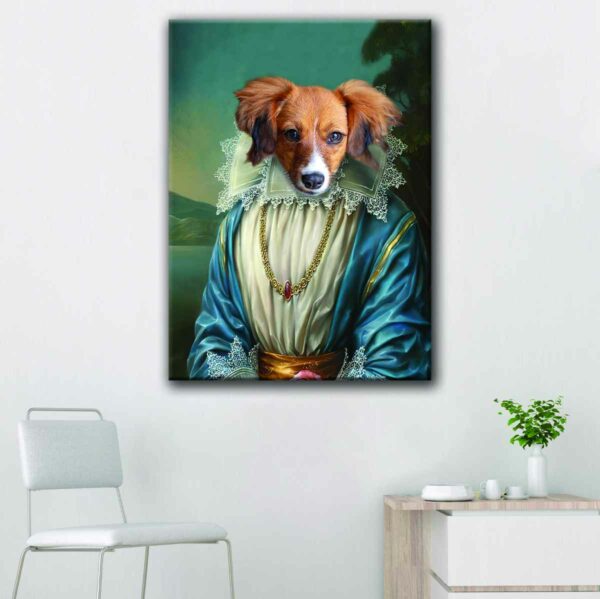 the princess portrait canvas art