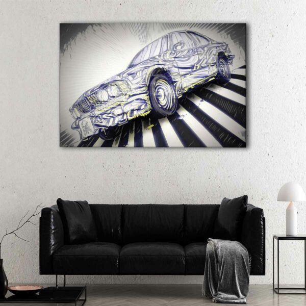 1 panels bmw m3 canvas art