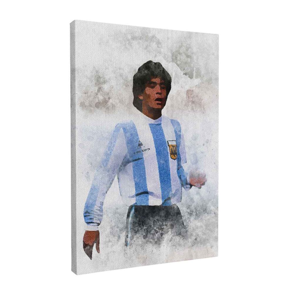 diego maradona canvas