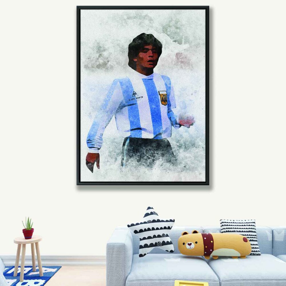 diego maradona canvas art1