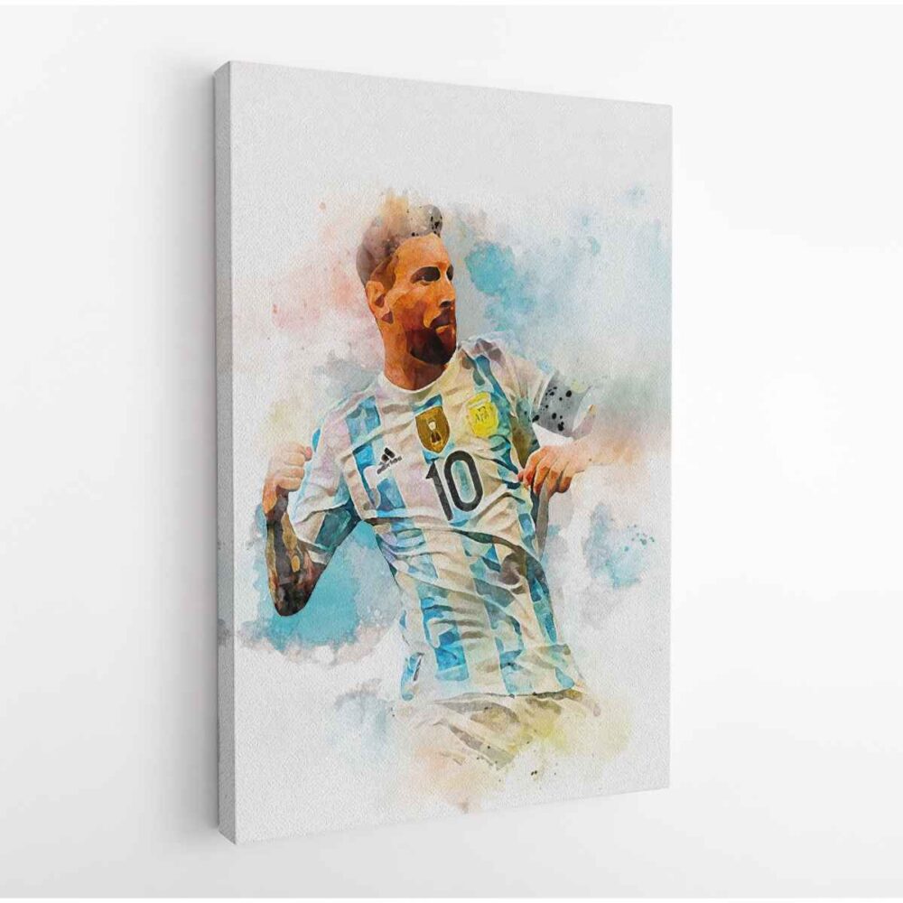 lionel messi canvas