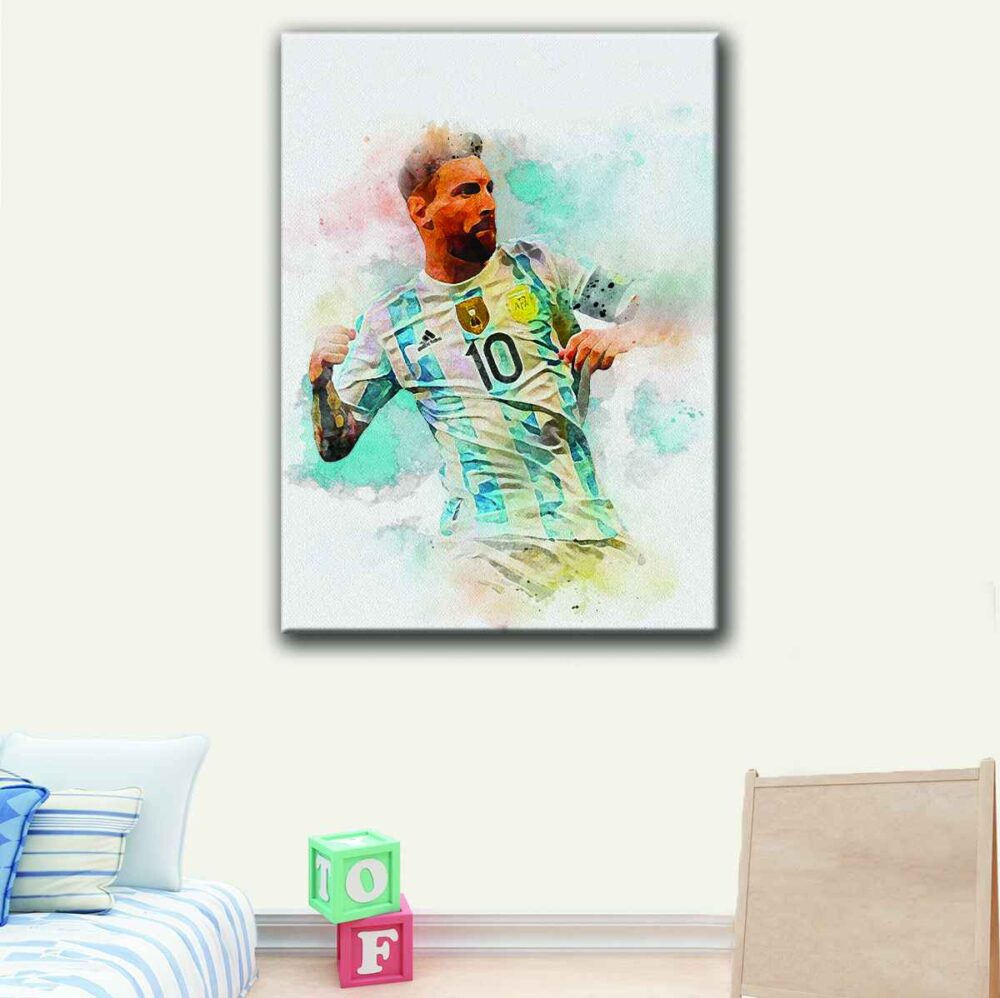 lionel messi canvas art