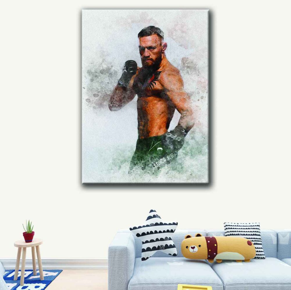 conor mcgregor canvas art