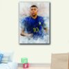 kylian mbappé canvas art