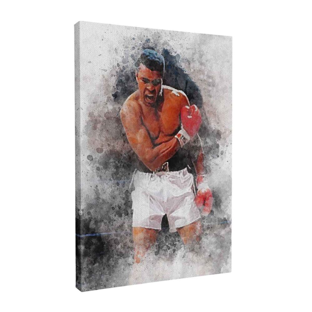 muhammad ali klay canvas