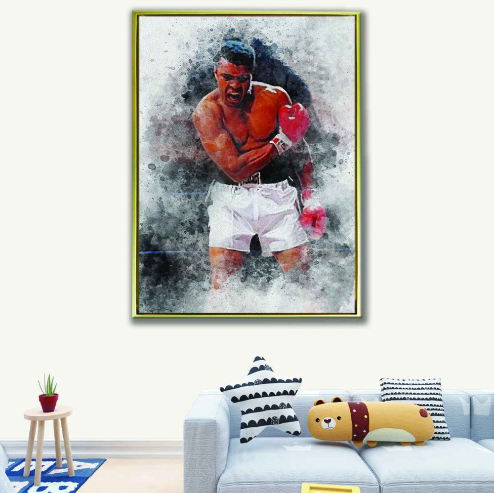 muhammad ali klay canvas art1