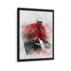 wayne gretzky framed canvas black frame