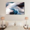 1 panels blue clouds canvas art