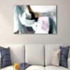 1 panels chaos abstract canvas art