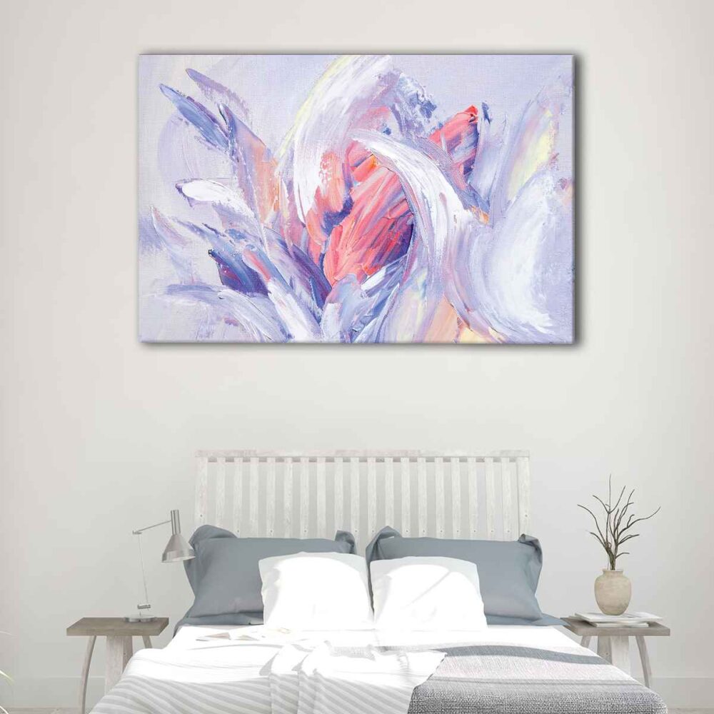 1 panels flower abstrac canvas art