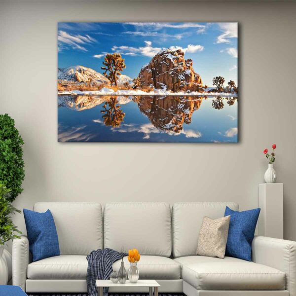 1 panels joshua trees canvas art