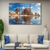 3 panels joshua trees canvas art